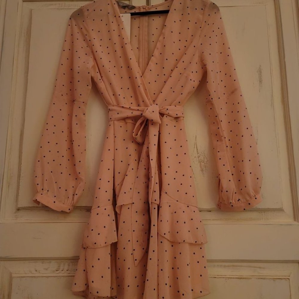 chiffon dress tie wast dress